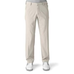 Adidas Climalite 3-Stripes Pant khaki 34x30 lightweight coaches casual comfort